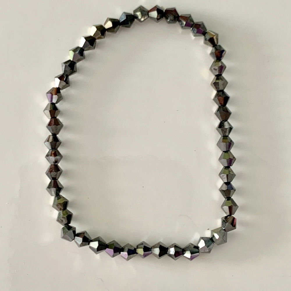 Hematite crystal bracelet